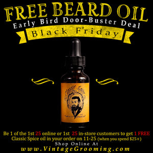 FREE Beard Oil Giveaway!