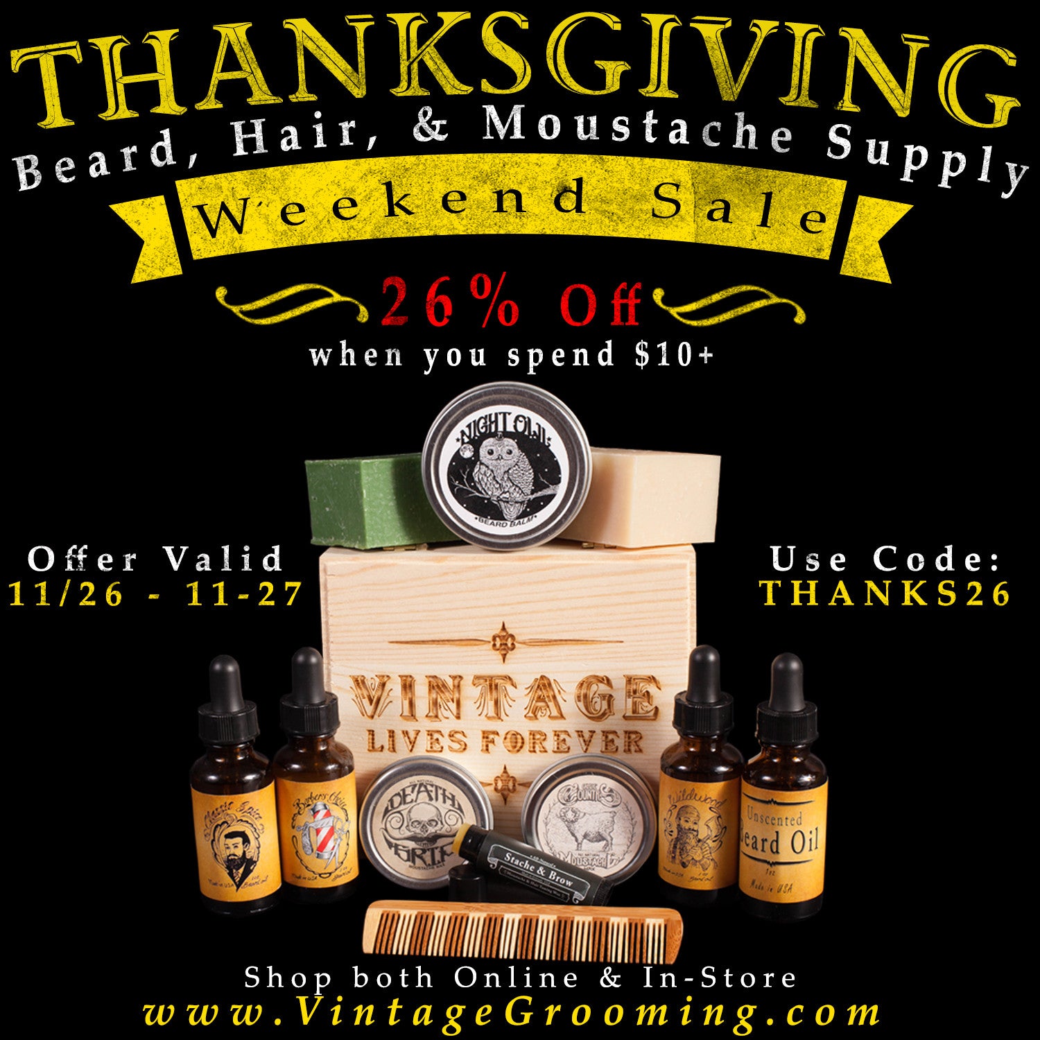 Thanksgiving Weekend Sale!