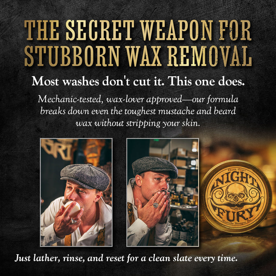 Mustache Wax Shampoo Bar