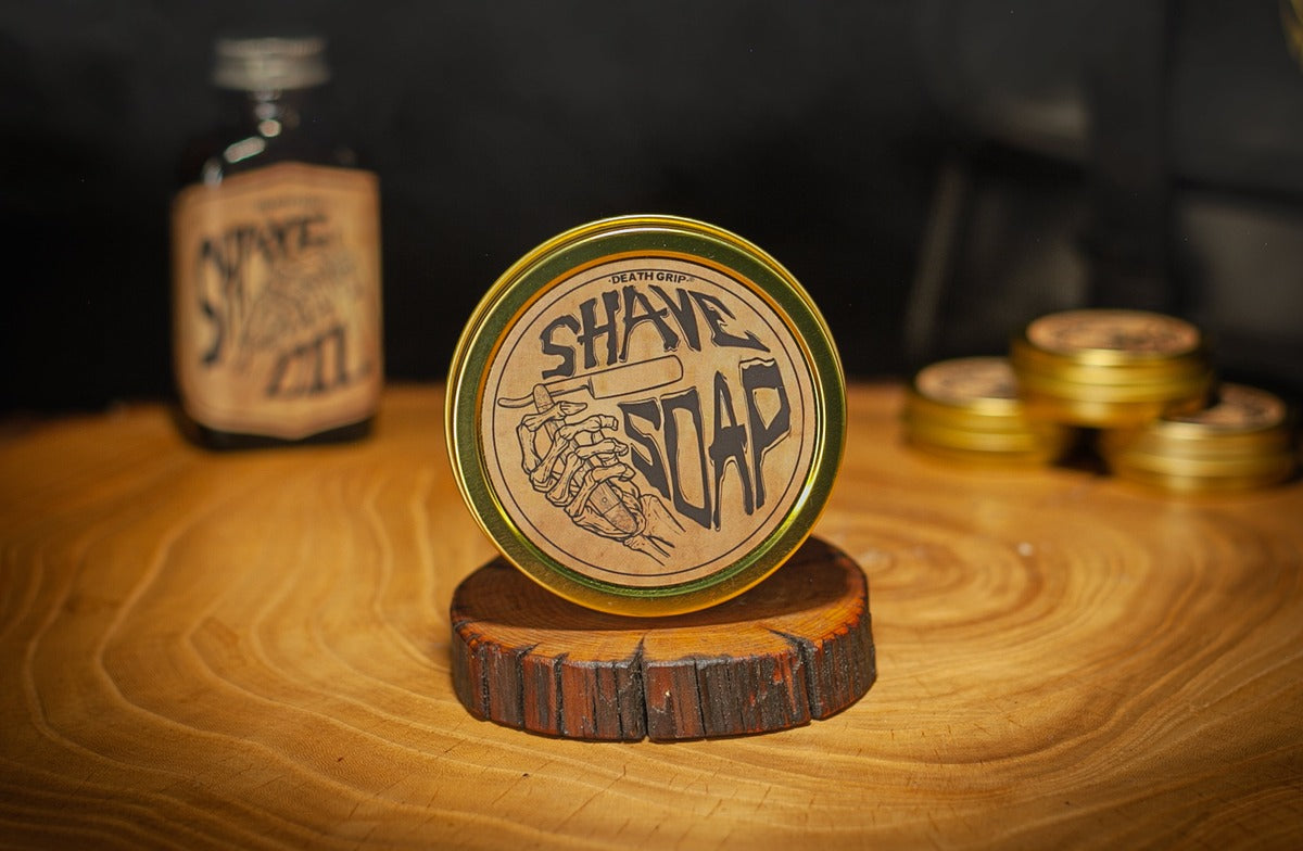 All Natural Tea Tree Shave Soap - African Black (4oz)