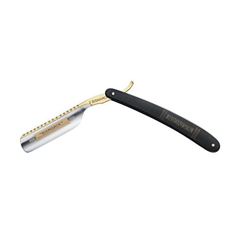 DOVO Bizmark Straight Razor with Ebony Wood Handle 6/8 Inch Solingen, 10 g.