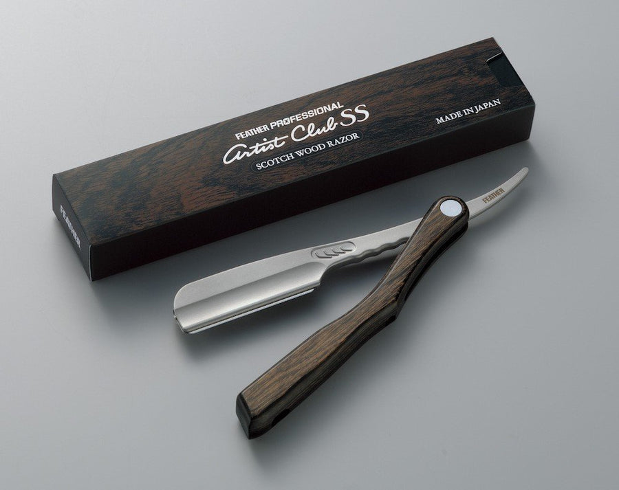Artist Club SS Scotch Wood Folding Straight Razor